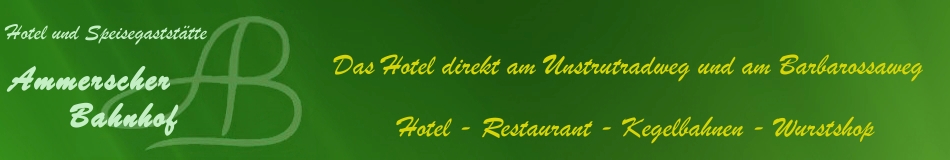 Hotel und Restaurant in Mühlhausen / Thüringen